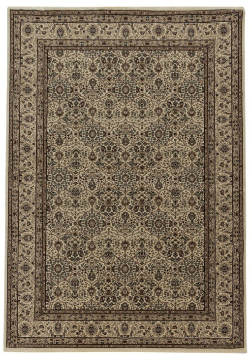 Orient Teppich, Kashmir 2602, beige, Höhe rechteckig, 9mm