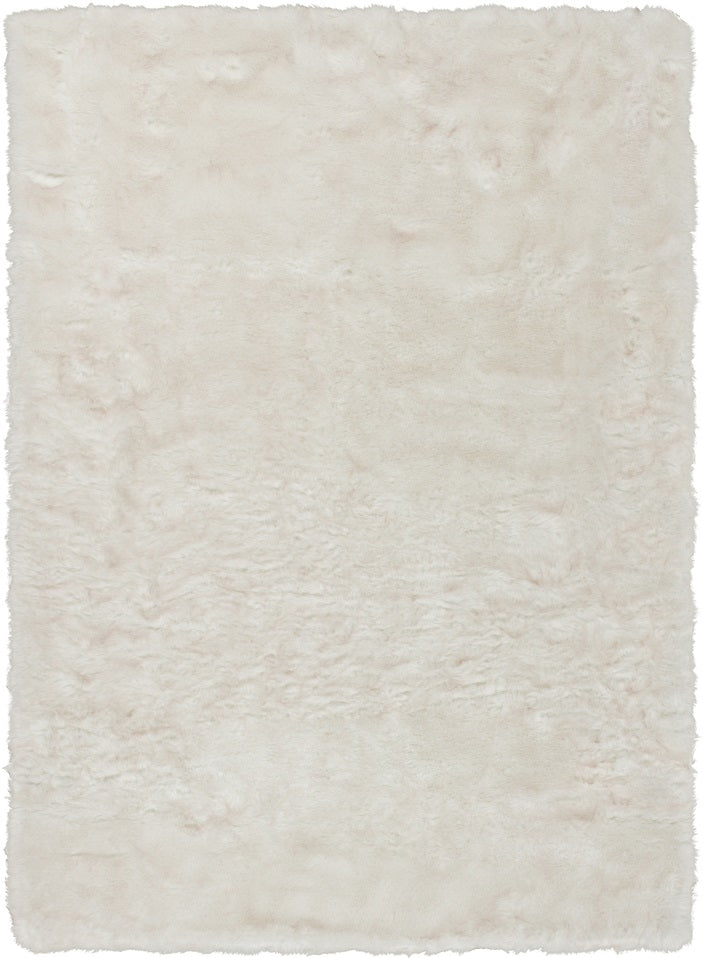 Fellteppich, Chino 110, weiß/puderrosa, rechteckig, Höhe 55mm