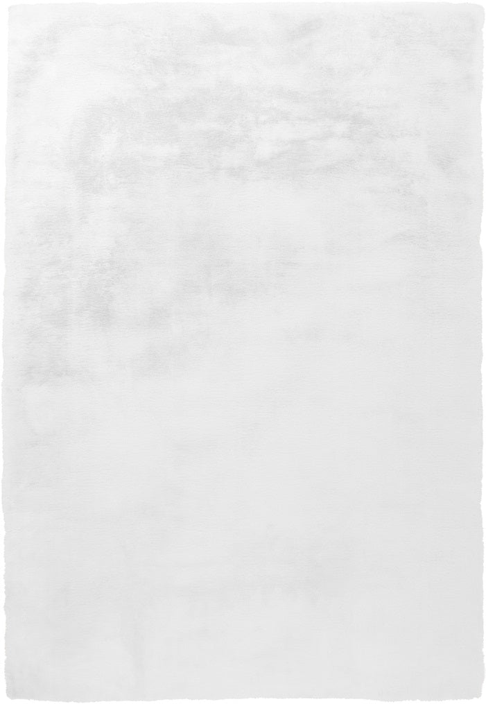 Hochflor Teppich, Tibar 100, weiß, rechteckig, Höhe 45mm