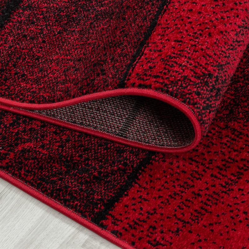 Kurzflor Teppich, Beta 1110, rot, rechteckig, Höhe 7mm