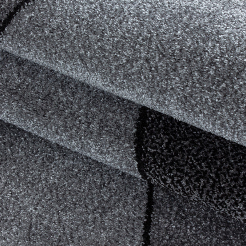 Kurzflor Teppich, Beta 1120, grau, rechteckig, Höhe 7mm