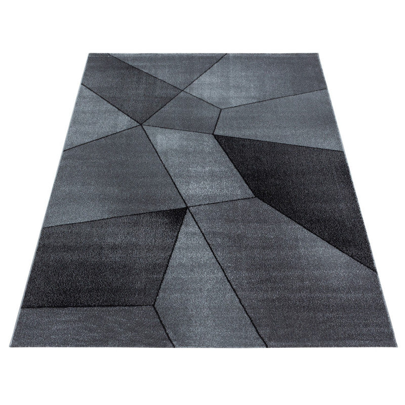 Kurzflor Teppich, Beta 1120, grau, rechteckig, Höhe 7mm