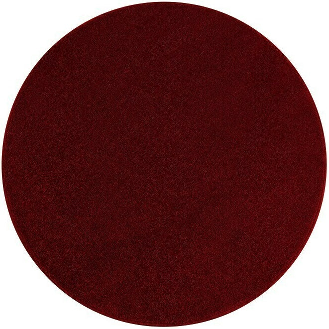 Runder Teppich, Ata 7000, rot, rund, Höhe 12mm