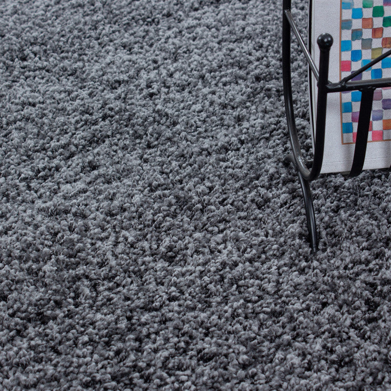 Hochflor Teppich, Life Shaggy 1500, grau, rechteckig, Höhe 30mm