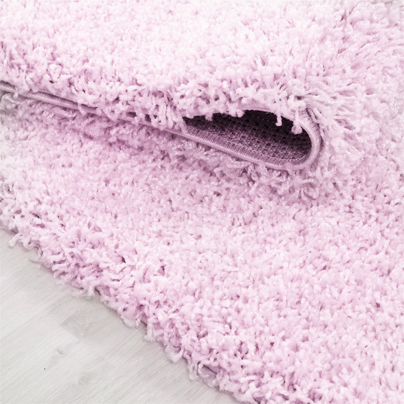 Runder Teppich, Life Shaggy 1500, pink, rund, Höhe 30mm