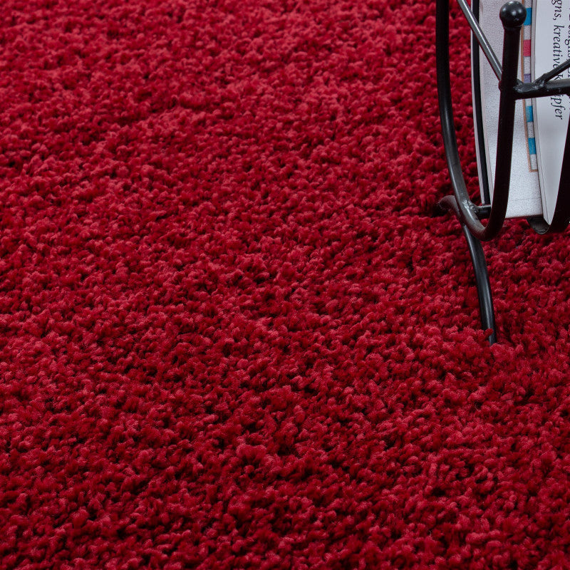Hochflor Teppich, Life Shaggy 1500, rot, rechteckig, Höhe 30mm