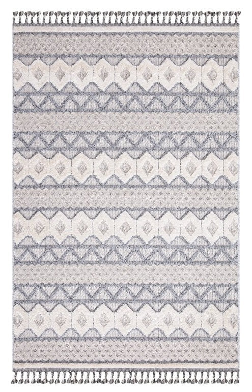Kurzflor Teppich, Valencia 728, graublau, rechteckig, Höhe 20mm