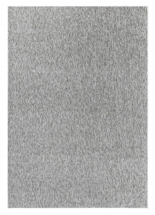 Kurzflor Teppich, Nizza 1800, hellgrau, rechteckig, Höhe 5mm