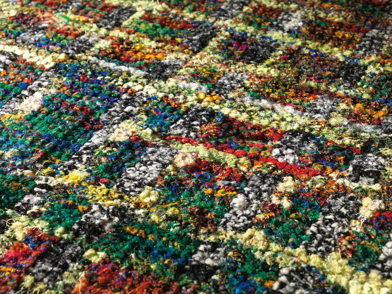 Kurzflor Vintage Teppich, Topat 5040, grün/beige, rechteckig, Höhe 16mm
