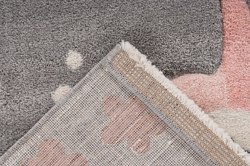 Kinderteppich, Mitchell, rosa, rechteckig, Höhe 16mm
