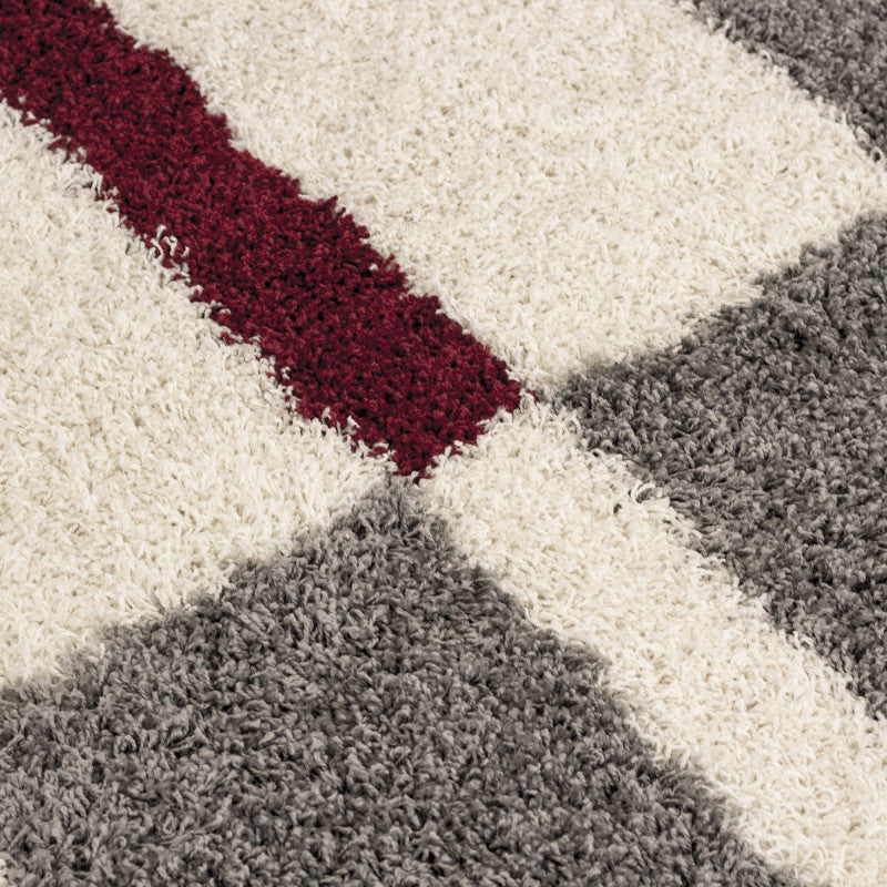 Hochflor Teppich, Gala Shaggy 2505, rot, rechteckig, Höhe 30mm