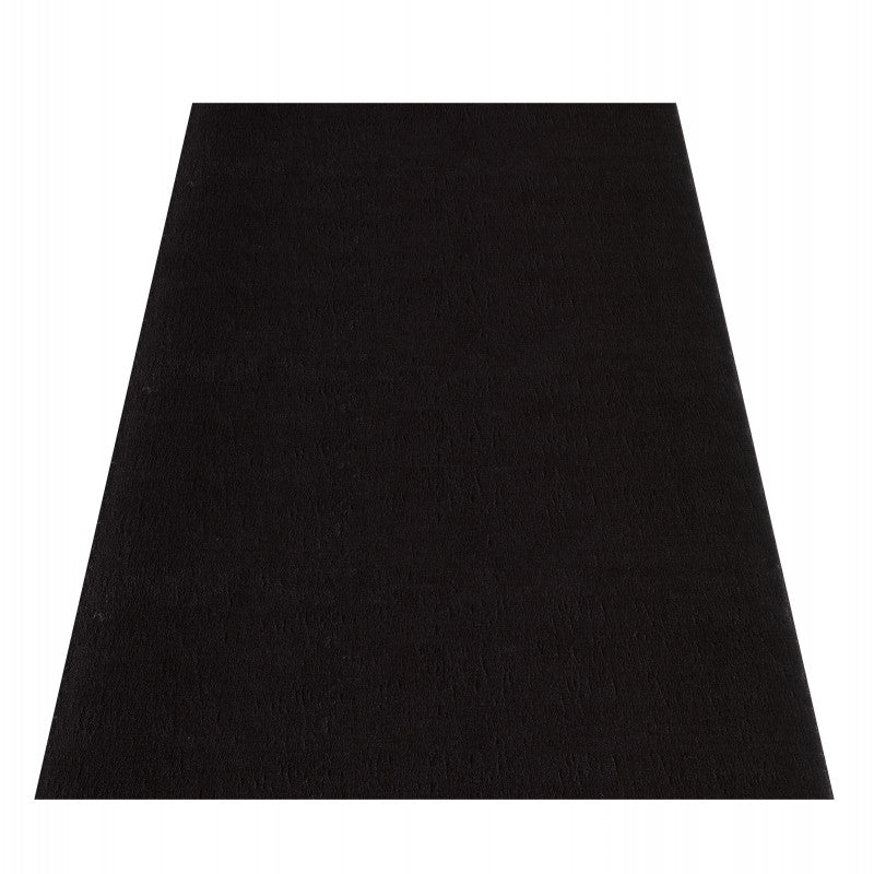 Runder Teppich, Catwalk 2600, schwarz, rund, Höhe 25mm