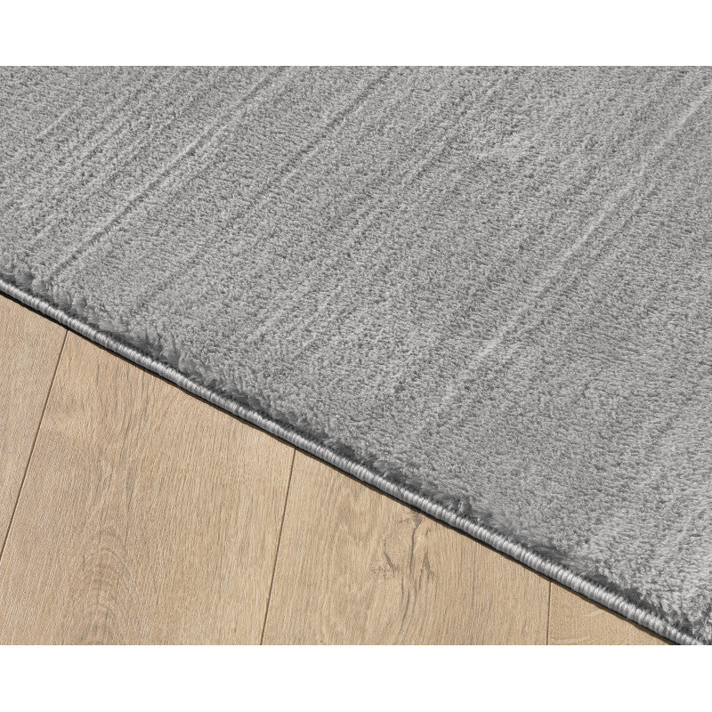 Kurzflor Teppich, Catwalk 2600, silber, rechteckig, Höhe 20mm
