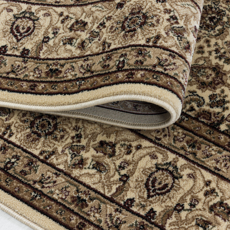 Orient Teppich, beige, Kashmir rechteckig, 2602, 9mm Höhe