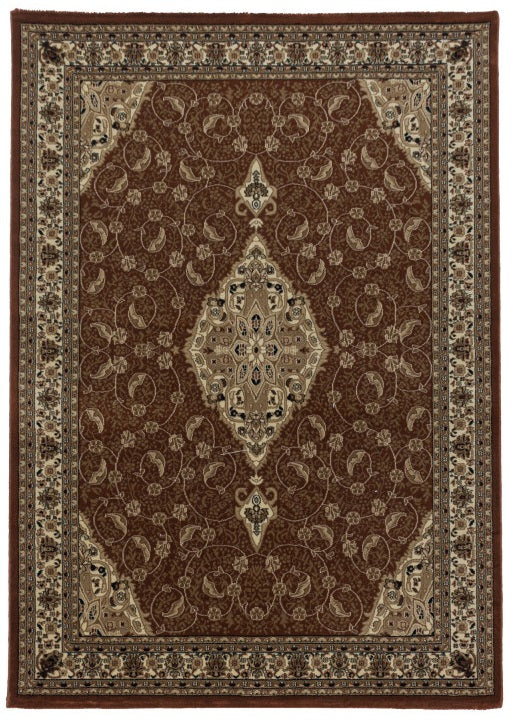 Orient Teppich, Kashmir 2607, terra, rechteckig, Höhe 9mm