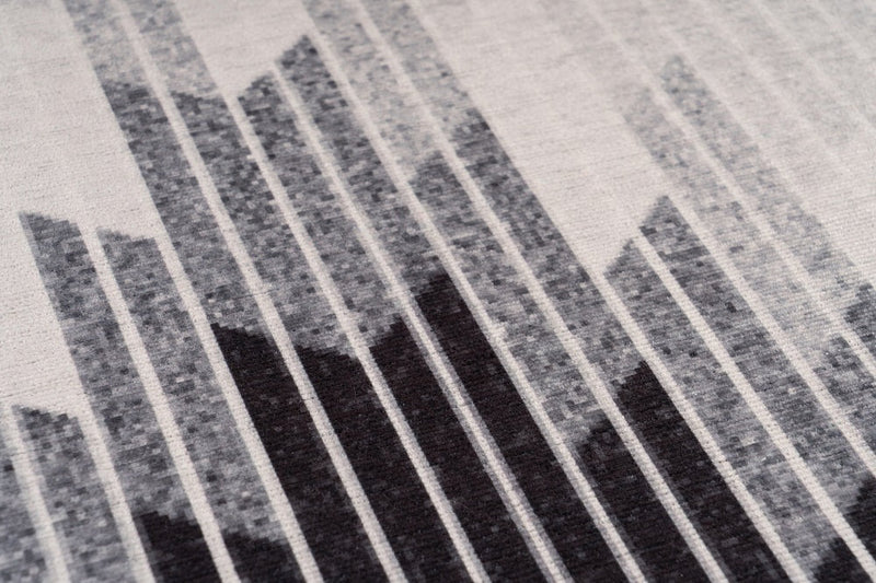 Kurzflor Teppich, Tayah 500, grau, rechteckig, Höhe 5mm