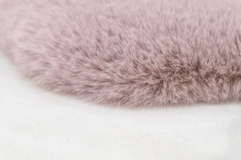 Hochflor Teppich, Tibar Schafsfell 300, rosa, Höhe 35mm