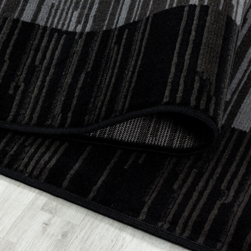 Kurzflor Teppich, Base 2820, schwarz, rechteckig, Höhe 10mm
