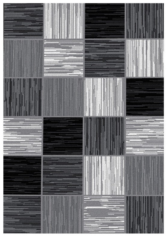 Kurzflor Teppich, Base 2840, schwarz, rechteckig, Höhe 10mm