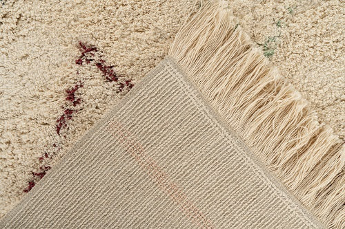 Kurzflor Teppich, Mylen 125, creme/multi, rechteckig, Höhe 20mm