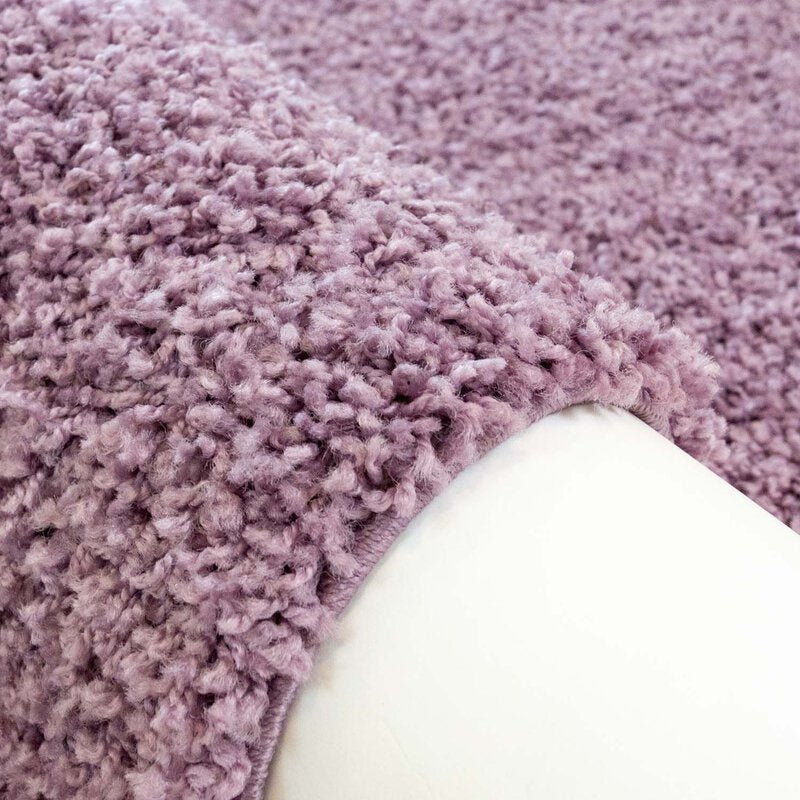 Hochflor Teppich, Pastell Shaggy 300, lila, rechteckig, Höhe 30mm