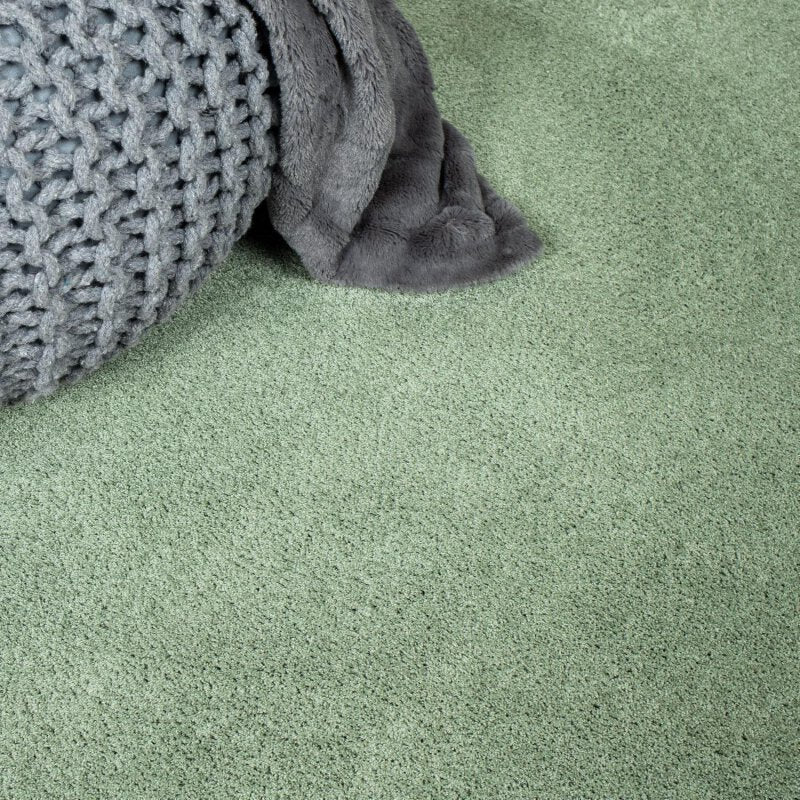 Runder Teppich, Softshine 2236, mint-grün, rund, Höhe 14mm