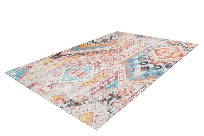 Kurzflor Teppich, Shangrila 300, multi/orange, rechteckig, Höhe 10mm