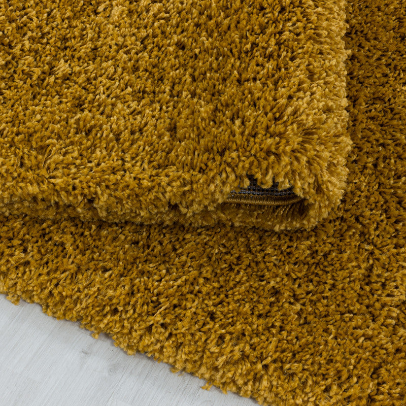 Hochflor Teppich, Sydney Shaggy 3000, gold, rechteckig, Höhe 50mm