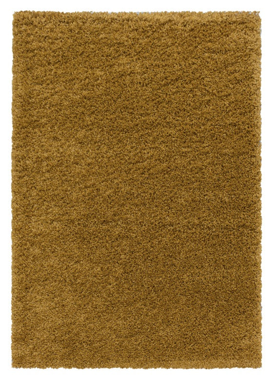 Hochflor Teppich, Sydney Shaggy 3000, gold, rechteckig, Höhe 50mm