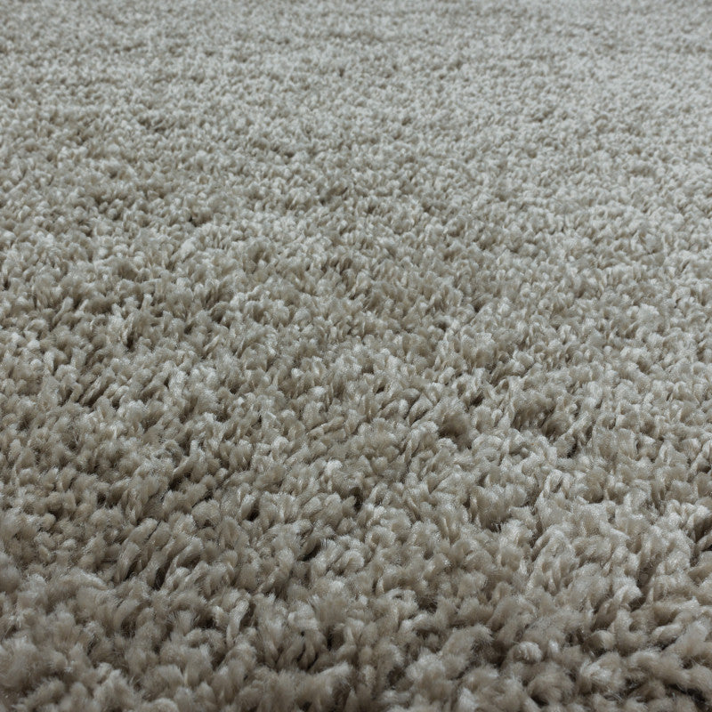 Runder Teppich, Sydney Shaggy 3000, natur, rund, Höhe 30mm