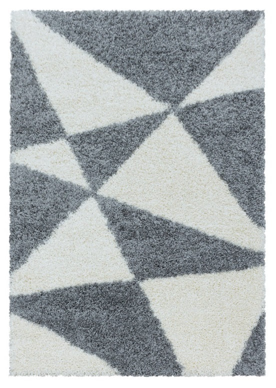 Hochflor Teppich,Tango Shaggy 3101, grau, rechteckig, Höhe 50mm