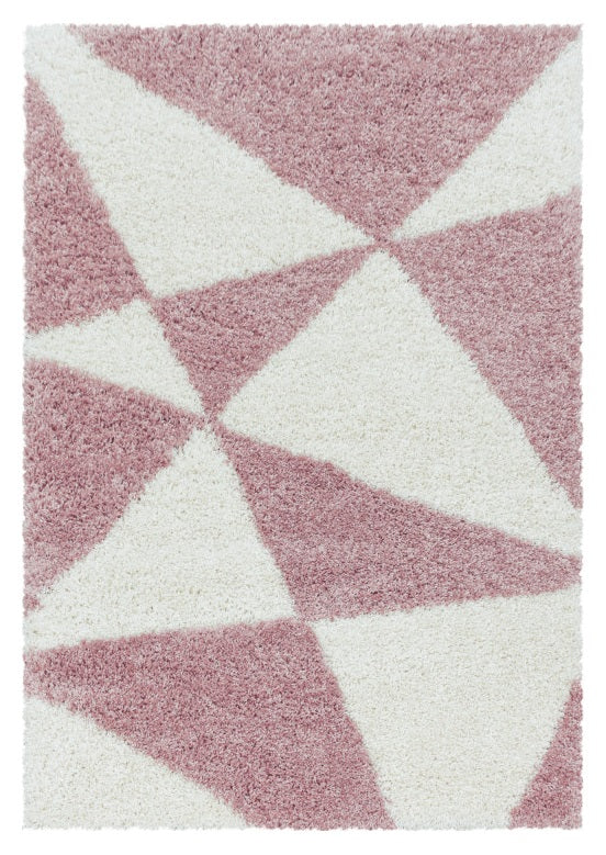 Hochflor Teppich,Tango Shaggy 3101, rose, rechteckig, Höhe 50mm