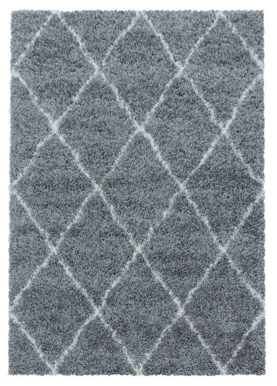 Hochflor Teppich, Alvor Shaggy 3401, grau, rechteckig, Höhe 30mm