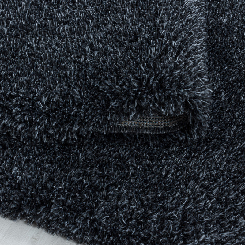 Hochflor Teppich, Fluffy Shaggy 3500, anthrazit, rechteckig, Höhe 50mm