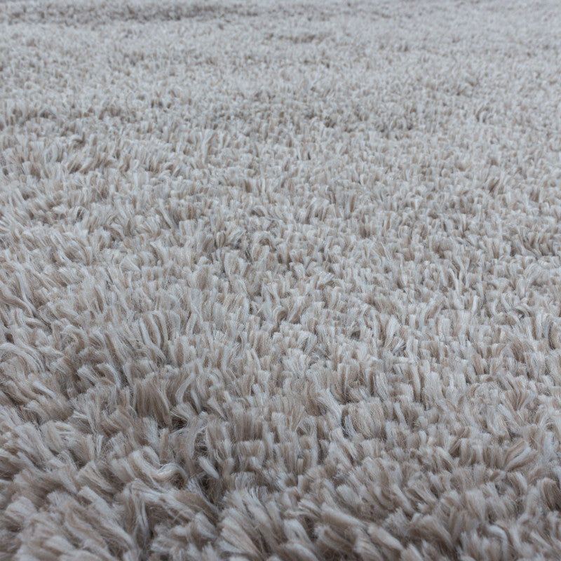 Hochflor Teppich, Fluffy Shaggy 3500, beige, rechteckig, Höhe 50mm