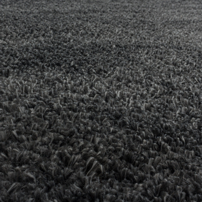 Hochflor Teppich, Fluffy Shaggy 3500, grau, rechteckig, Höhe 50mm