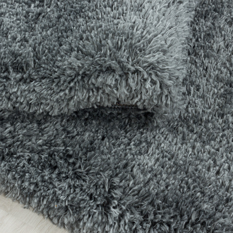 Hochflor Teppich, Fluffy Shaggy 3500, hellgrau, rechteckig, Höhe 50mm