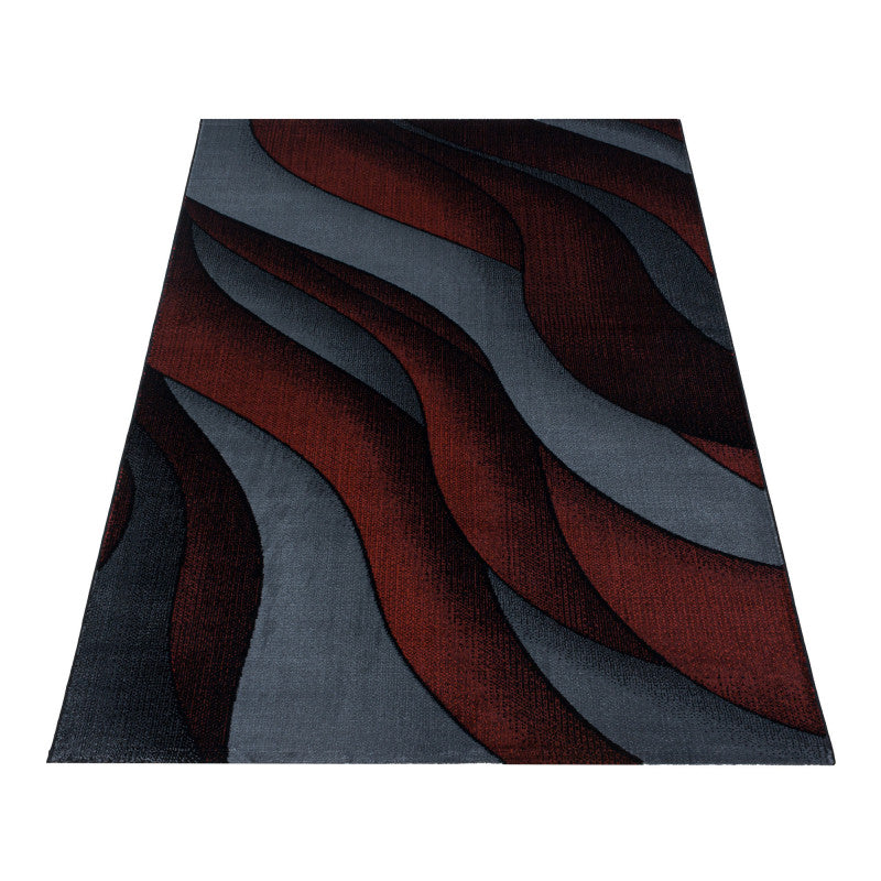 Kurzflor Teppich, Costa 3523, rot, rechteckig, Höhe 9mm