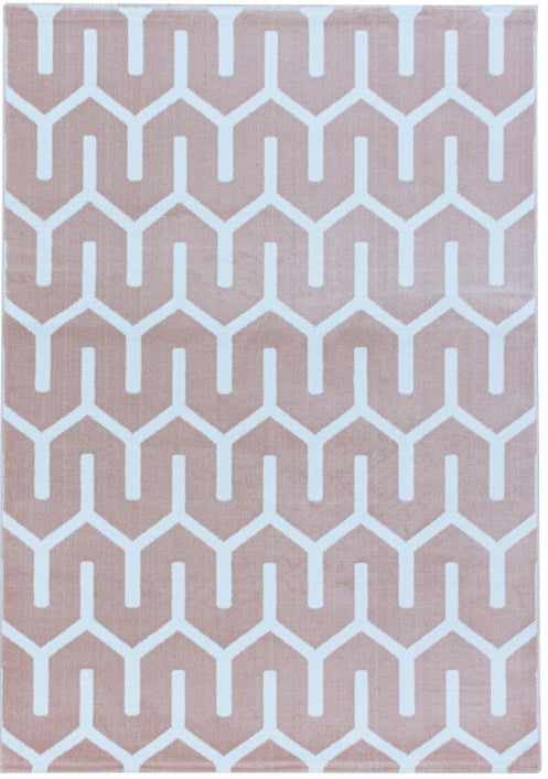 Kurzflor Teppich, Costa 3524, pink, rechteckig, Höhe 9mm