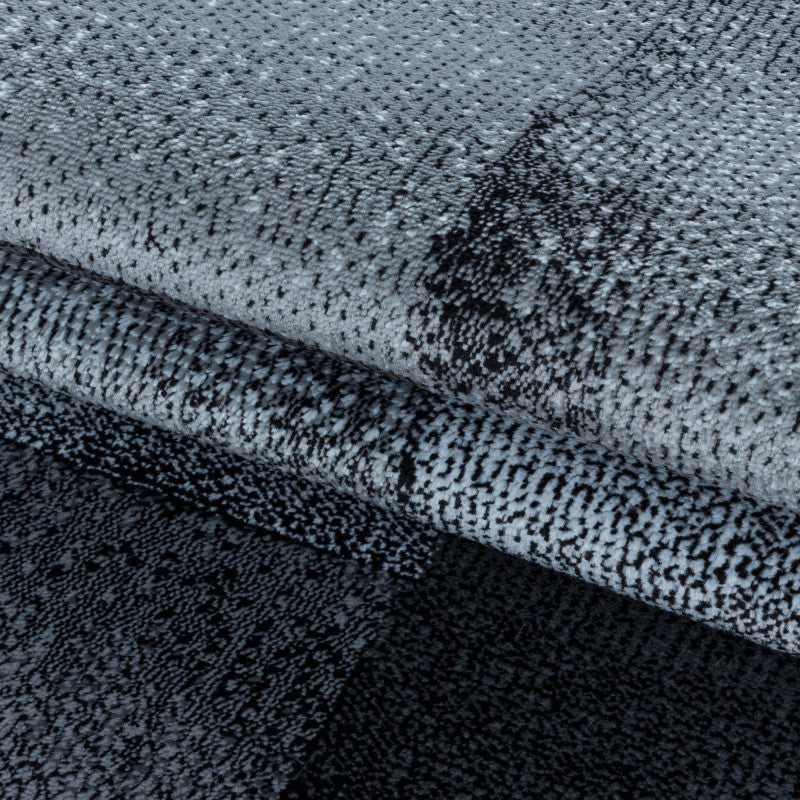 Kurzflor Teppich, Costa 3526, schwarz, rechteckig, Höhe 9mm