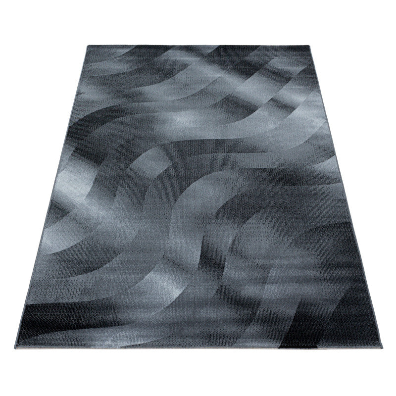 Kurzflor Teppich, Costa 3529, schwarz, rechteckig, Höhe 9mm