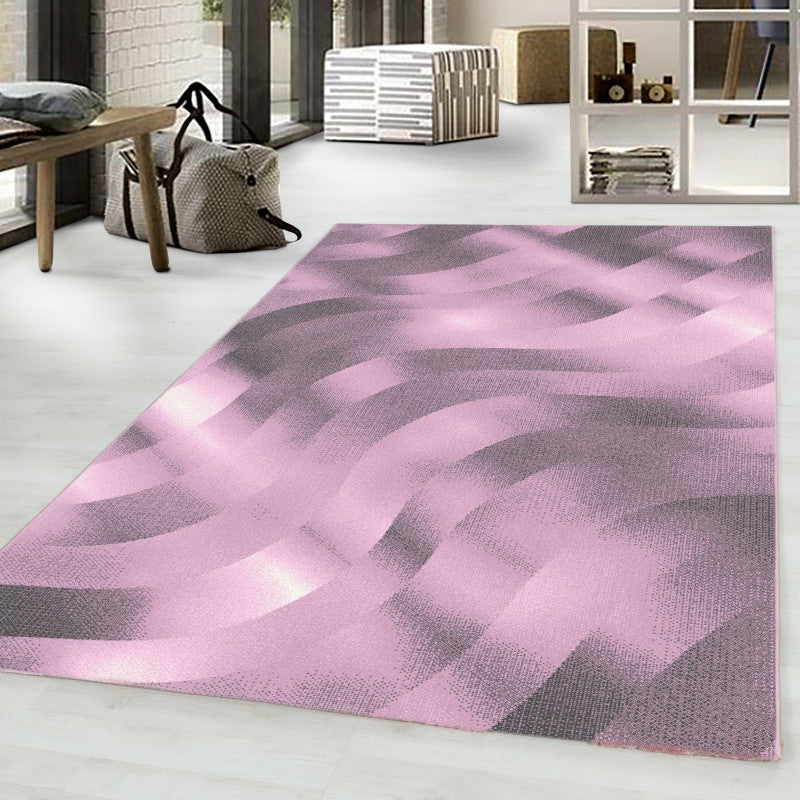 Kurzflor Teppich, Costa 3529, pink, rechteckig, Höhe 9mm