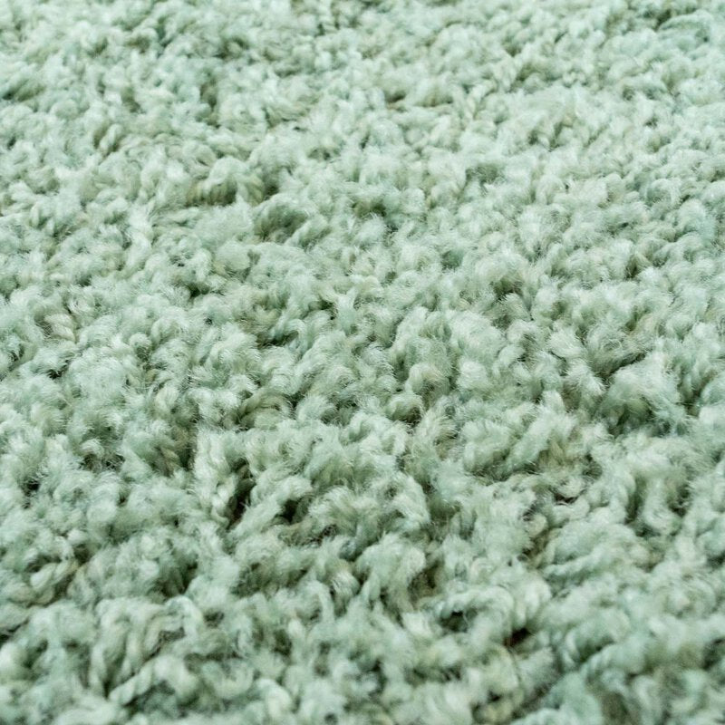 Hochflor Teppich, Pastell Shaggy 300, grün, rechteckig, Höhe 30mm