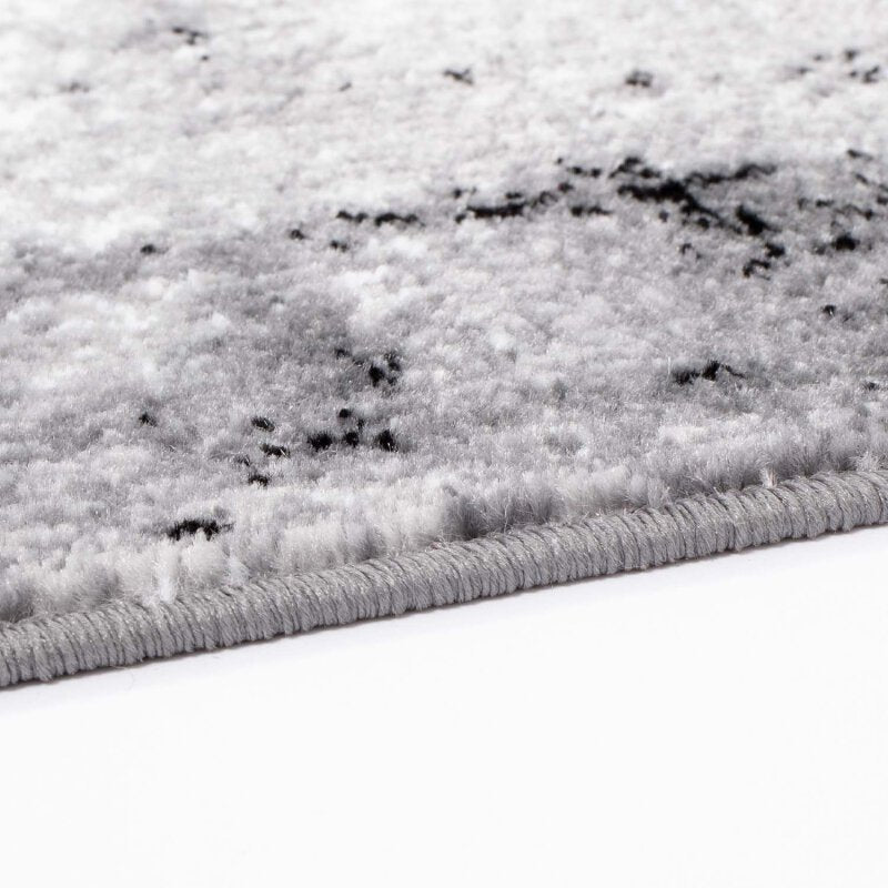 Kurzflor Teppich, Timeless 7690, grau, rechteckig, Höhe 6mm