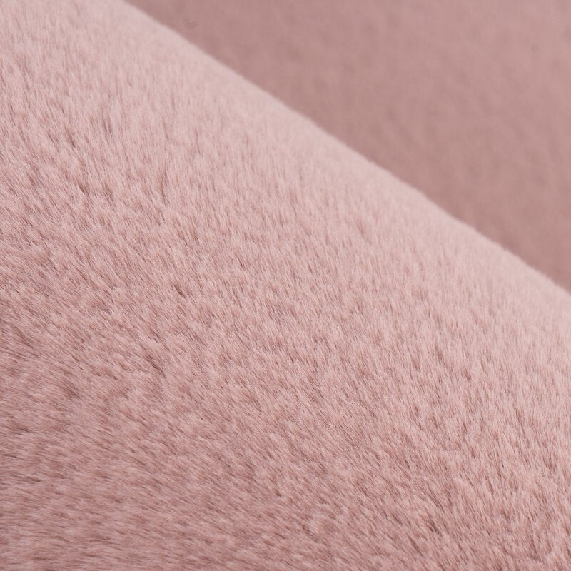 Hochflor Teppich, Topia Uni 400, pink, rechteckig, Höhe 21mm