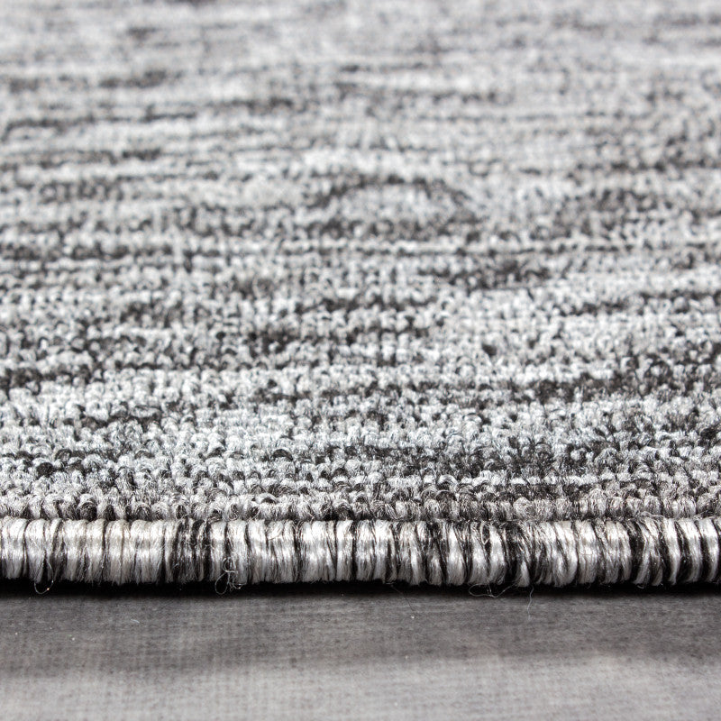 Kurzflor Teppich, Nizza 1800, grau, rechteckig, Höhe 5mm