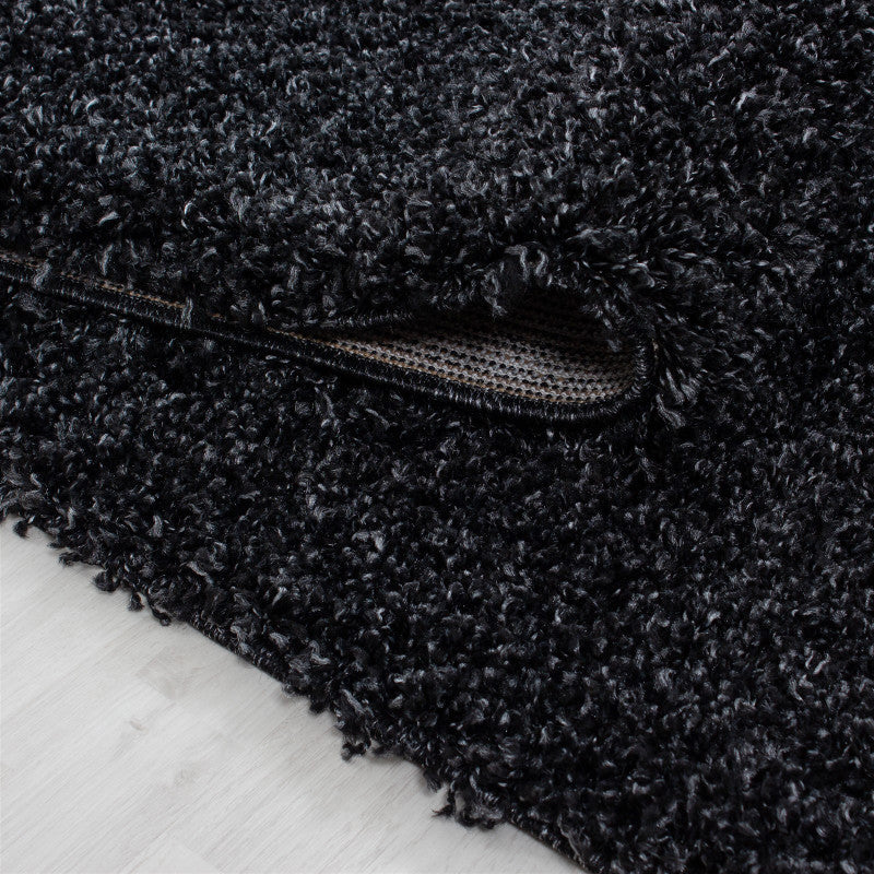 Hochflor Teppich, Life Shaggy 1500, anthrazit, rechteckig, Höhe 30mm