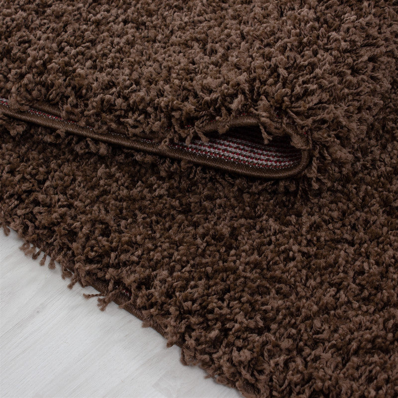 Hochflor Teppich, Life Shaggy 1500, braun, rechteckig, Höhe 30mm