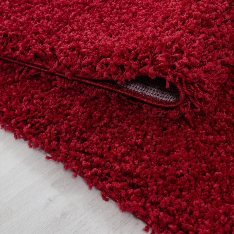 Hochflor Teppich, Dream Shaggy 4000, rot, rechteckig, Höhe 50mm