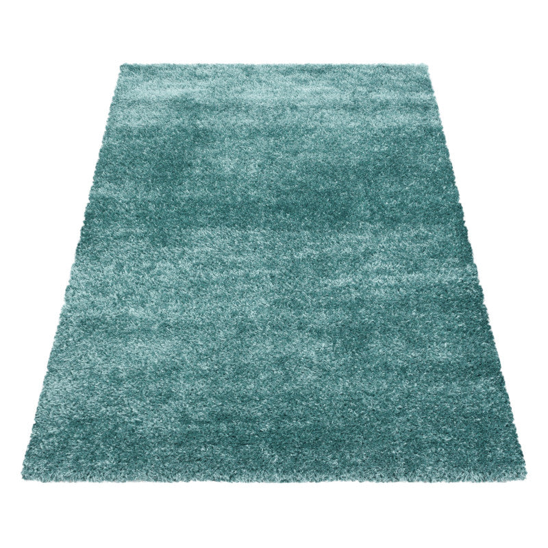 Hochflor Teppich, Brilliant Shaggy 4200, aqua, rechteckig, Höhe 50mm